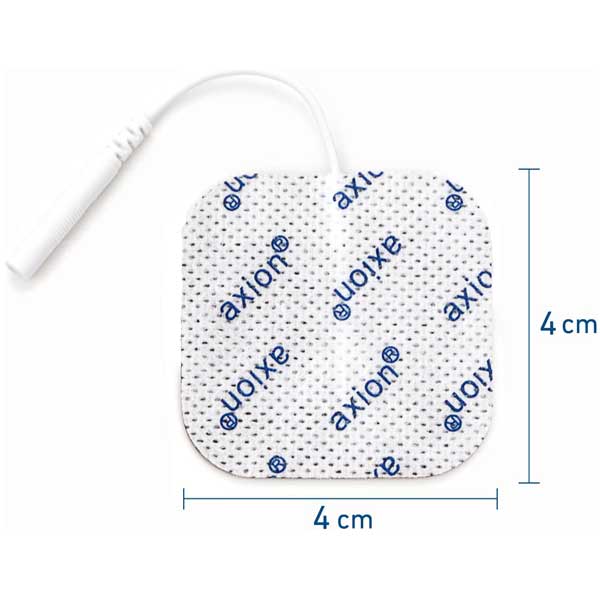 Elektroden, 4x4 cm - 8 Stück - passend zu axion, Prorelax, Promed, Auvon - 2mm Steckanschluss - Image 3
