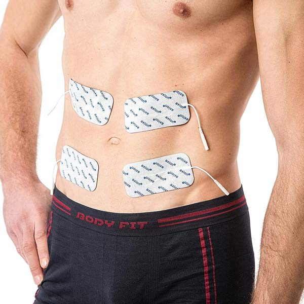 Elektroden Kombi-Set - 12 Stück - passend zu axion, Prorelax, Promed - 2mm Steckanschluss - Image 2