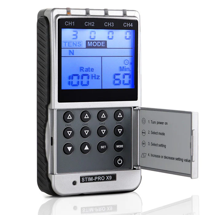 TENS EMS Kombigerät STIM-PRO X9+ mit zusätzlichem Netzteil für den Steckdosenbetrieb - Image 4